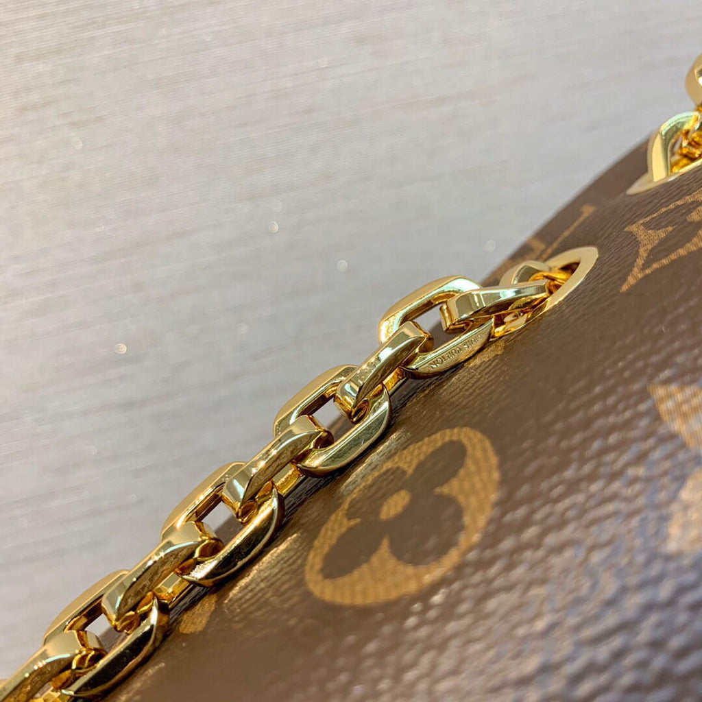 LV M46126 Louis Vuitton Marceau Monogram Handbag Black