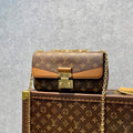 LV M46127 Louis Vuitton Marceau Monogram Caramel Brown - Default Title - View 1