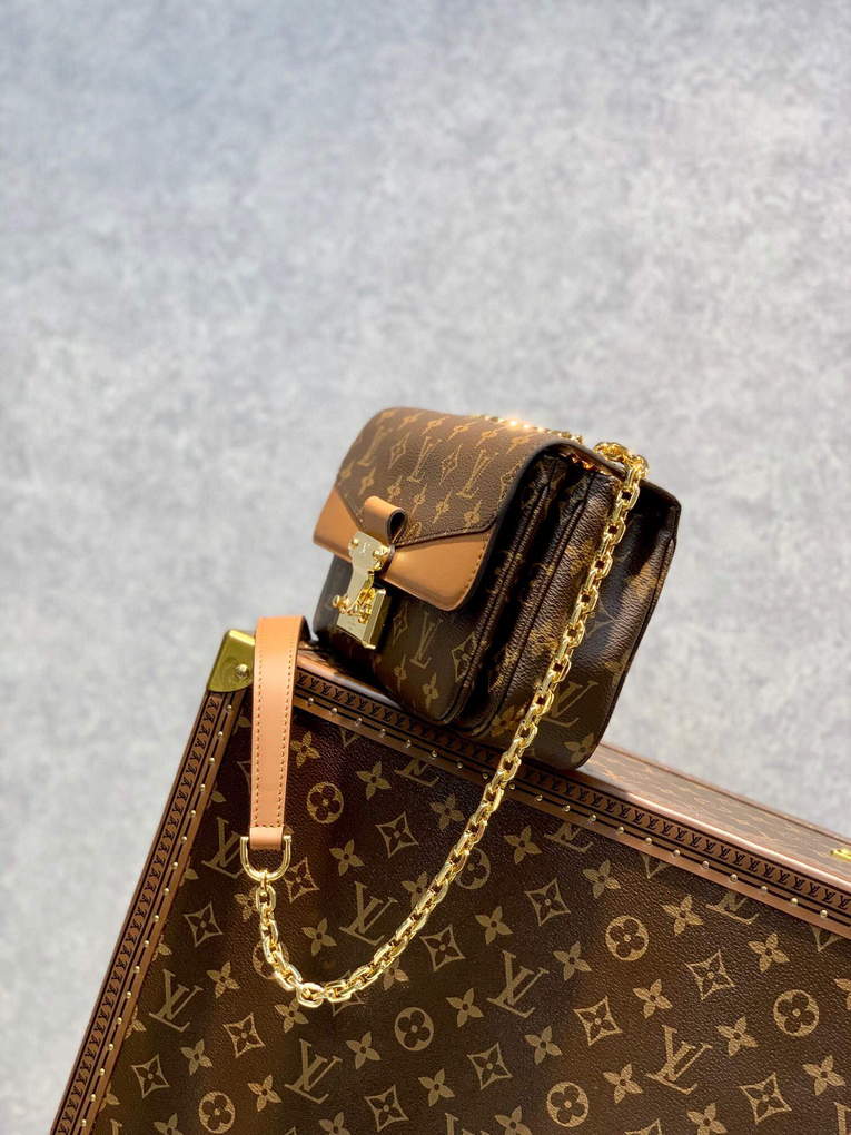 LV M46127 Louis Vuitton Marceau Monogram Caramel Brown - Default Title - View 3