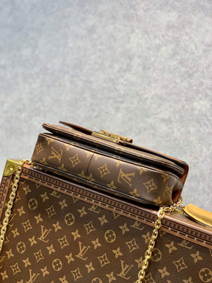 LV M46127 Louis Vuitton Marceau Monogram Caramel Brown - Default Title - View 4