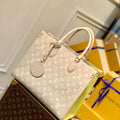 LV M46128 Louis Vuitton Onthego MM Bag M46060 Pink - Default Title - View 1