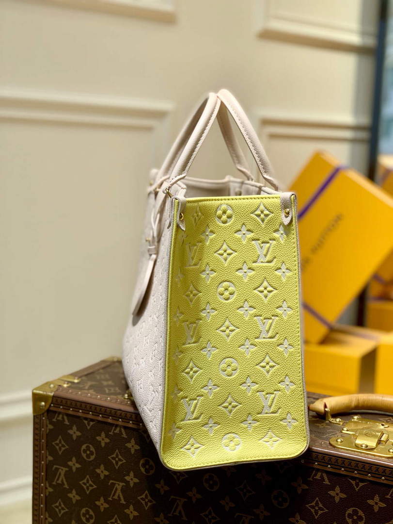 LV M46128 Louis Vuitton Onthego MM Bag M46060 Pink - Default Title - View 2