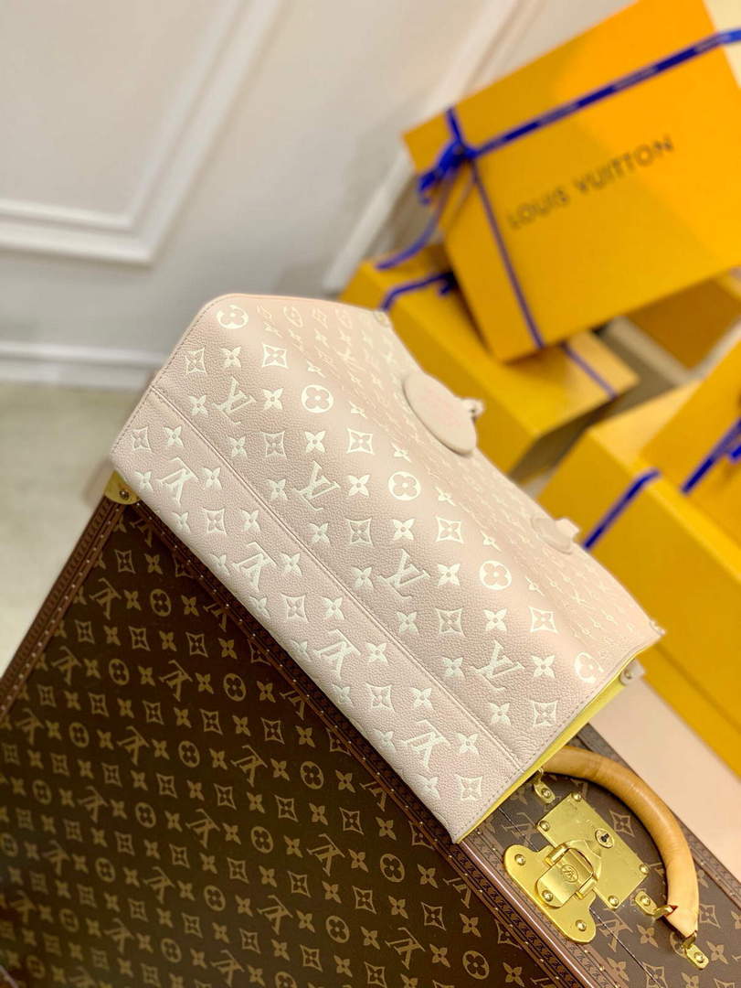 LV M46128 Louis Vuitton Onthego MM Bag M46060 Pink - Default Title - View 4