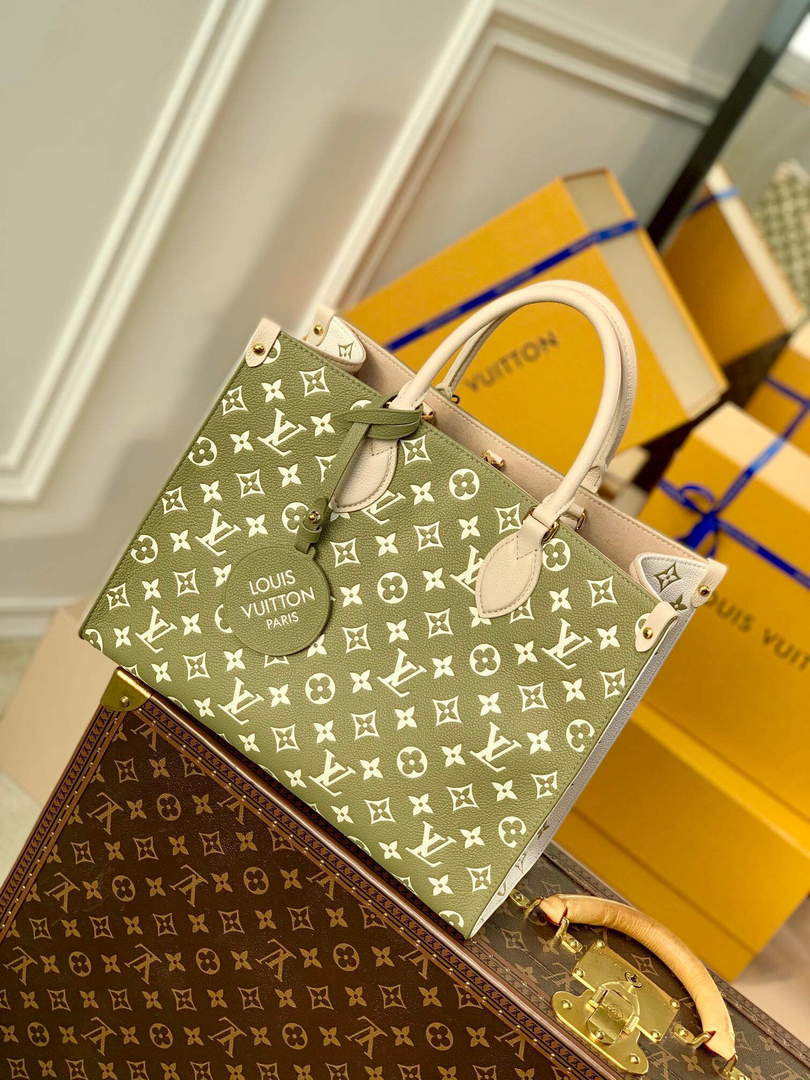 LV M46060 Louis Vuitton Onthego MM Bag M46128 - Default Title - View 1