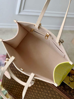 LV M46128 Louis Vuitton Onthego MM Tote Bag - Default Title - View 4