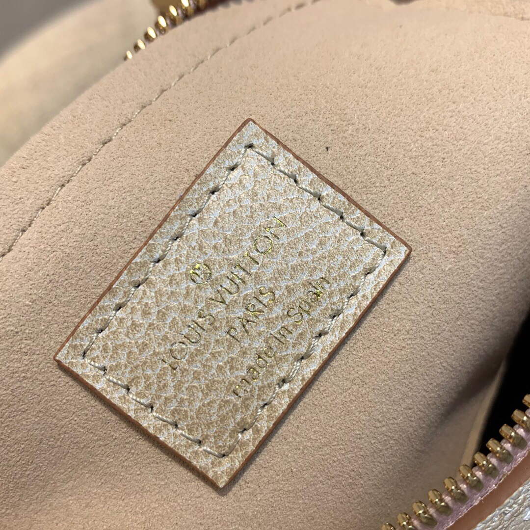 LV M46163 Louis Vuitton Speedy Bandouliere 20 Handbag Pale Beige - Default Title - View 9