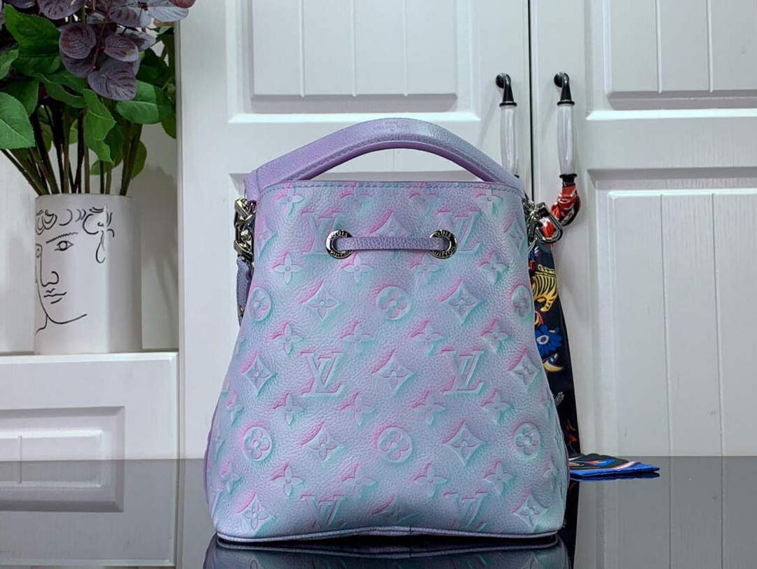 LV M46173 Louis Vuitton N¨¦ONO¨¦ BB Bucket Bag Lilas Purple