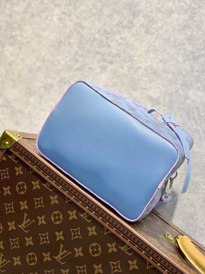 LV M46174 Louis Vuitton N¨¦ONO¨¦ BB Bucket Bag Blue - Default Title - View 4