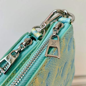LV M46180 Louis Vuitton Multi Pochette Accessoires Vert d'eau Green - Default Title - View 7