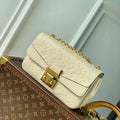 LV M46201 Louis Vuitton Marceau Chain Bag Cream Beige - Default Title - View 1