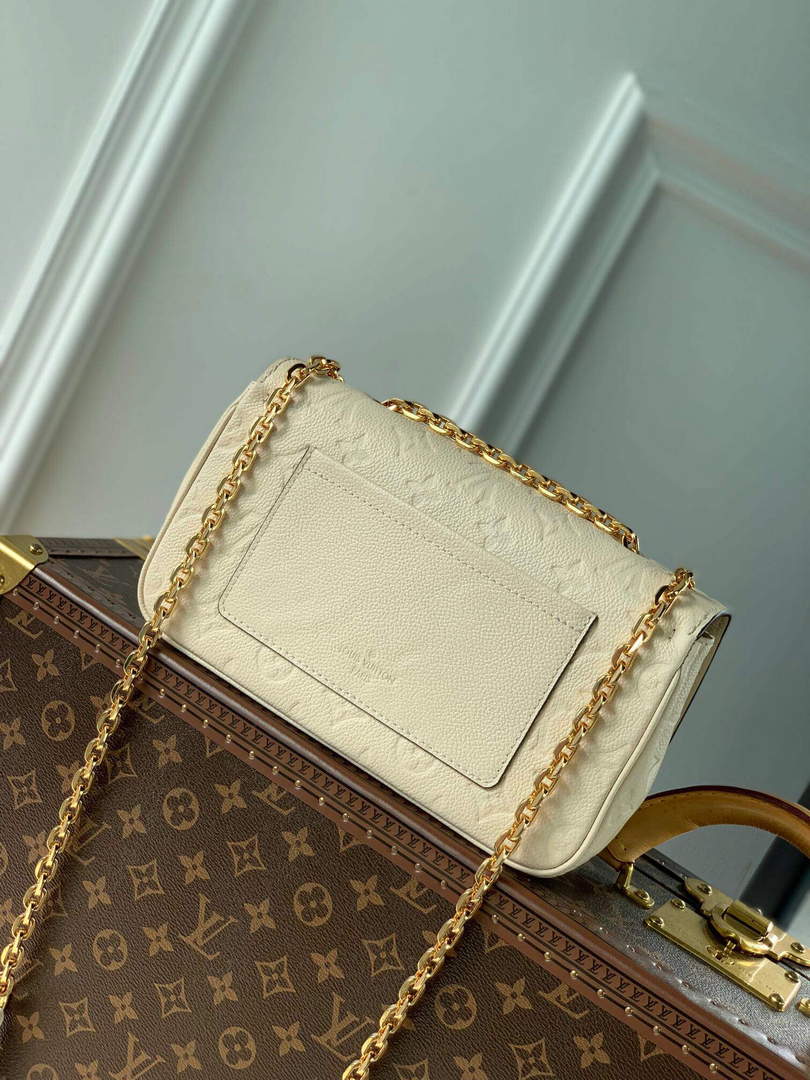 LV M46201 Louis Vuitton Marceau Chain Bag Cream Beige - Default Title - View 2