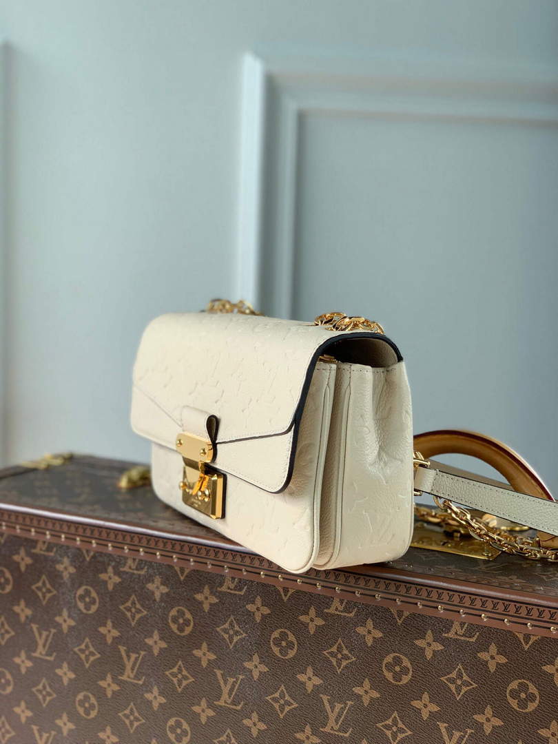 LV M46201 Louis Vuitton Marceau Chain Bag Cream Beige - Default Title - View 3