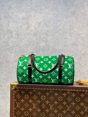 LV M46206 Louis Vuitton papillon Handbag Green - Default Title - View 1