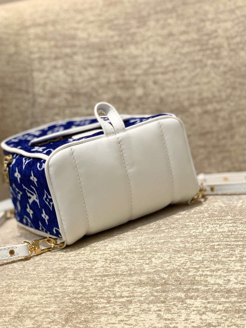 LV M46207 Louis Vuitton palm springs mini Bag Blue - Default Title - View 3