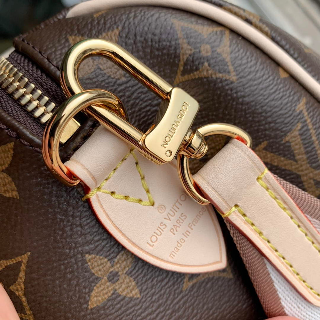 LV M46222 Louis Vuitton Speedy Bandouliere 20 Beige