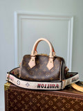 LV M46234 Louis Vuitton Speedy Bandouliere 20 Black