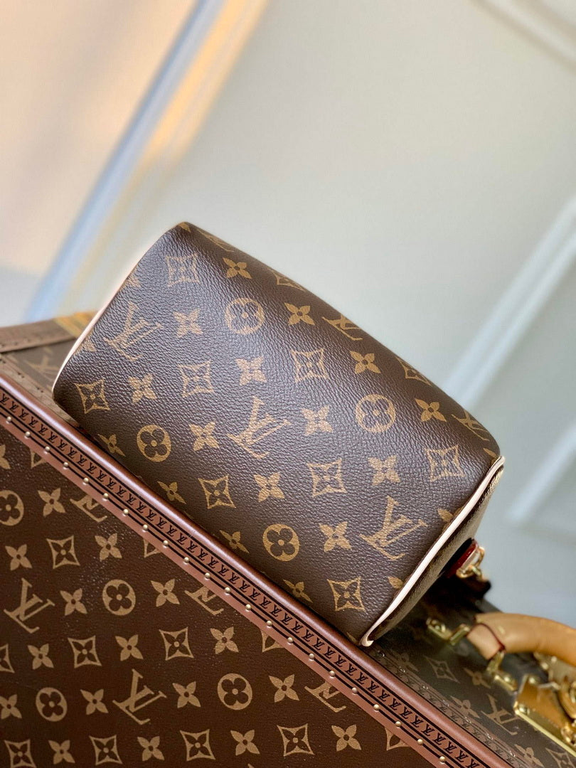 LV M46234 Louis Vuitton Speedy Bandouliere 20 Black