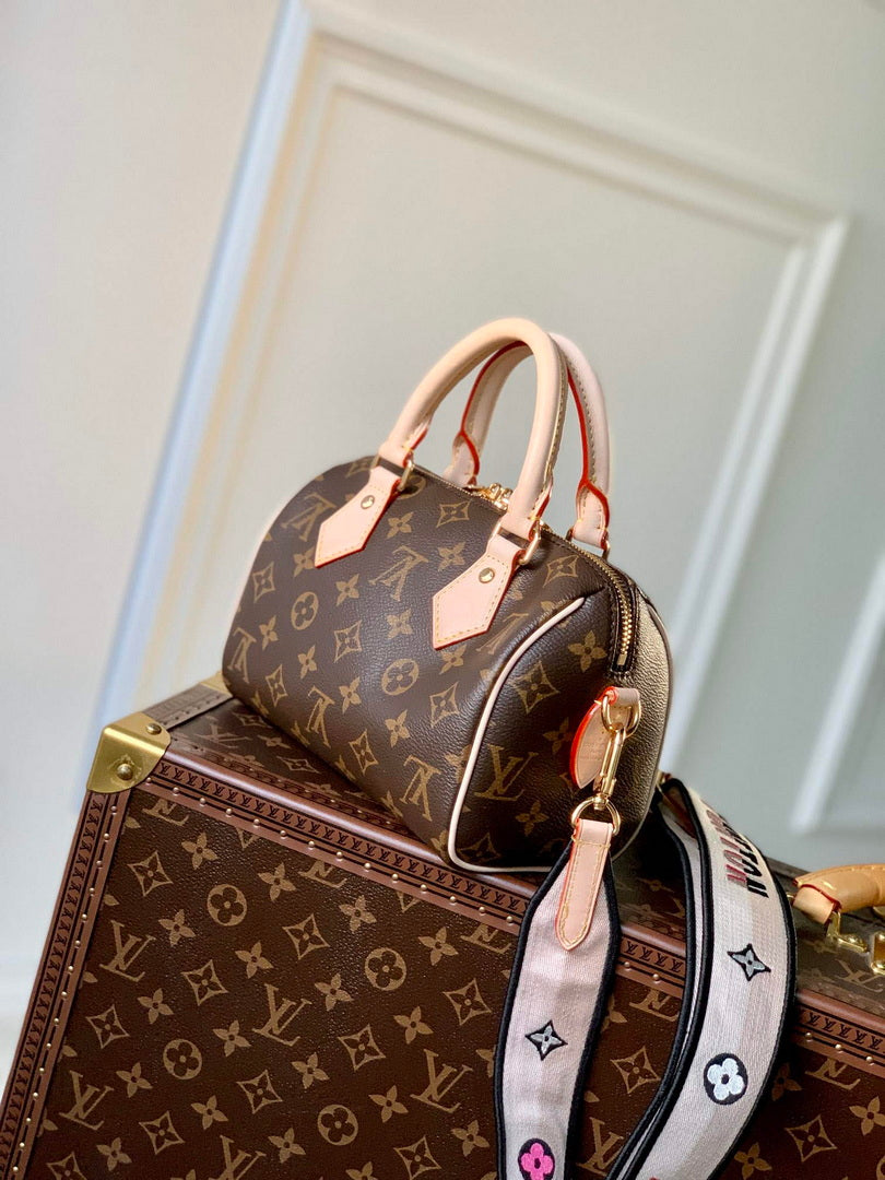 LV M46234 Louis Vuitton Speedy Bandouliere 20 Black - Default Title - View 4