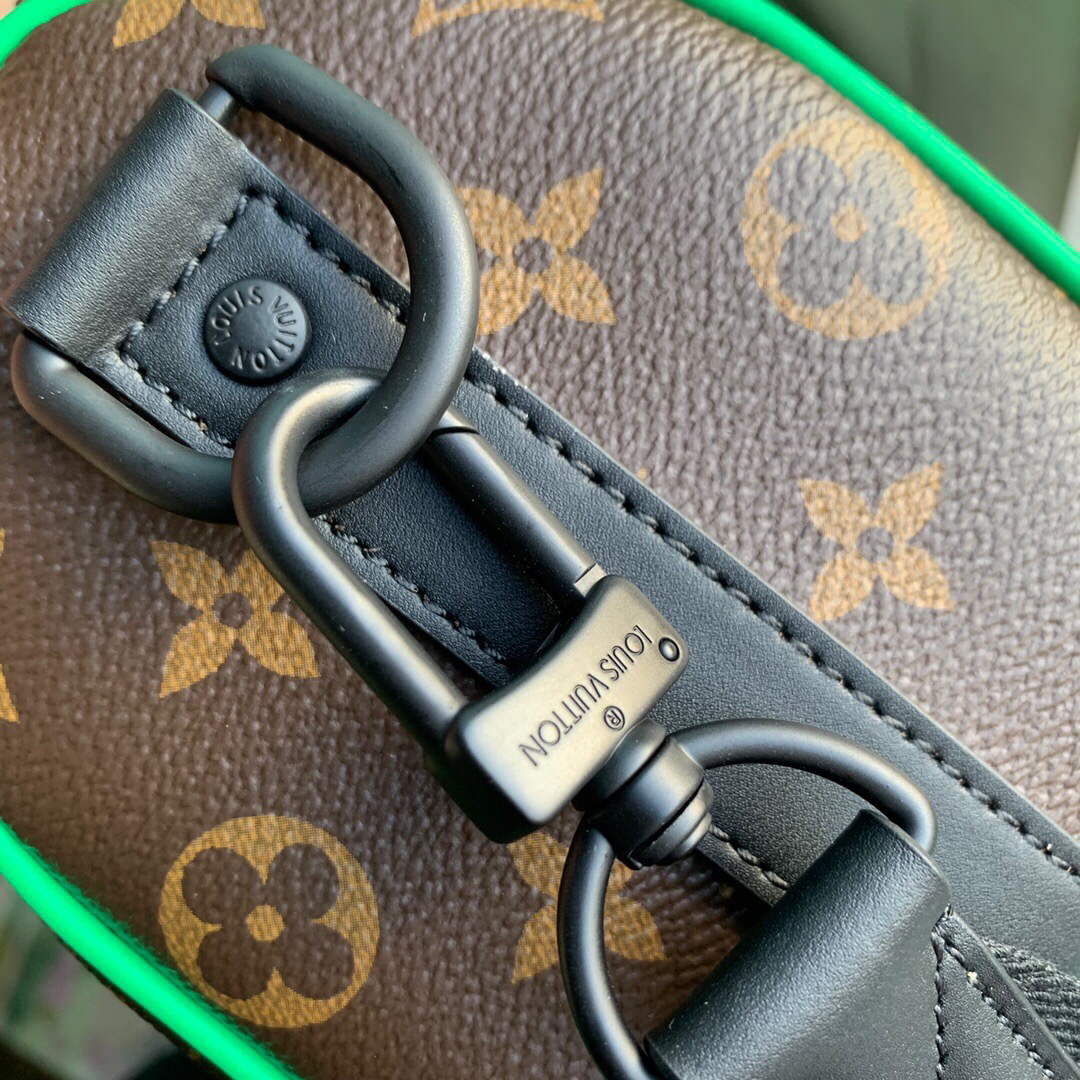 LV M46249 Louis Vuitton Keepall Bandouliere 25 Bag Green - Default Title - View 7