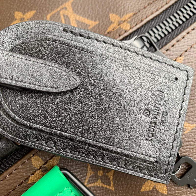 LV M46259 Louis Vuitton Keepall Bandouliere 50 Bag Minty Green - Default Title - View 7