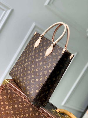 LV M46263 Louis Vuitton Sac plat PM Tote Bag Monogram - Default Title - View 3