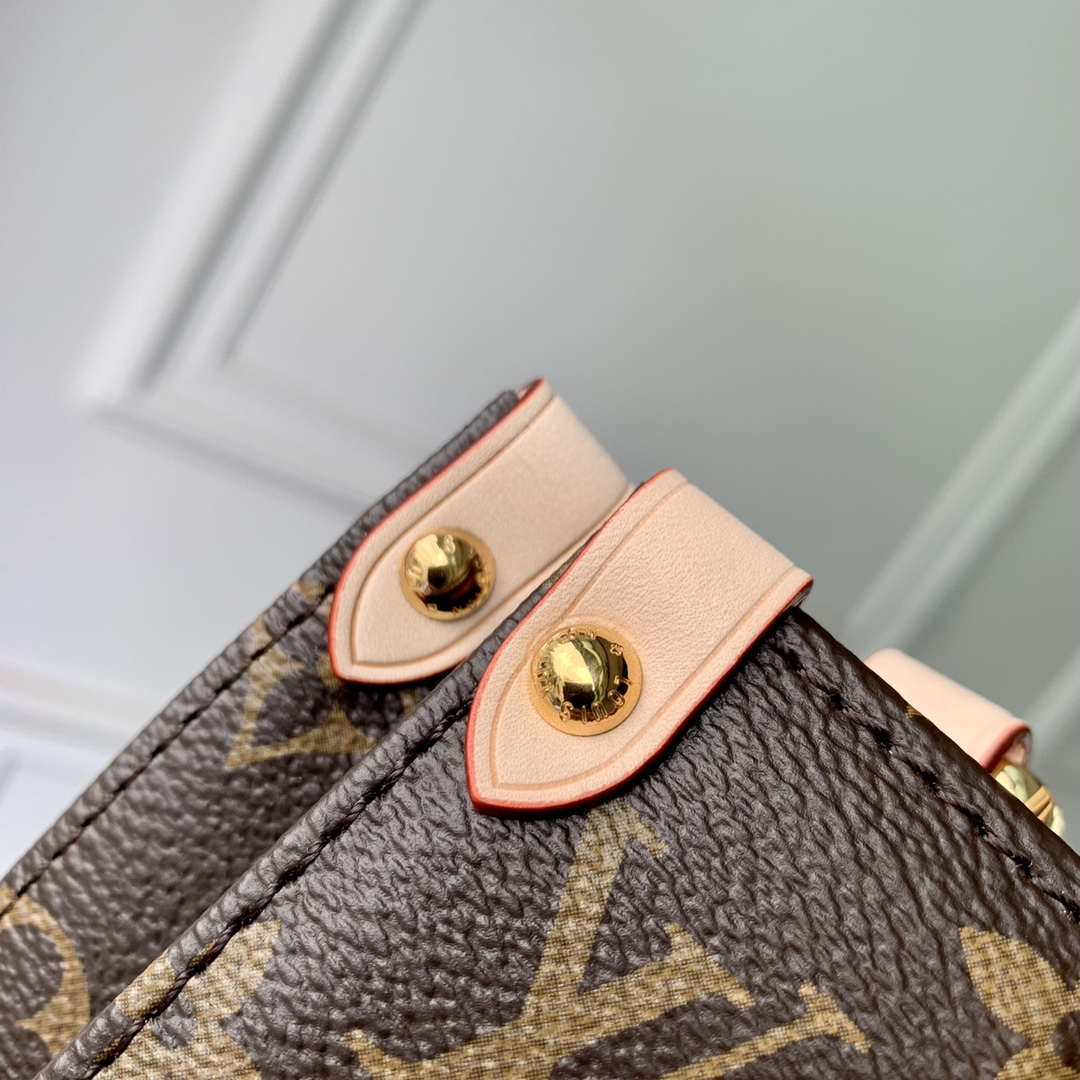 LV M46263 Louis Vuitton Sac plat PM Tote Bag Monogram - Default Title - View 5