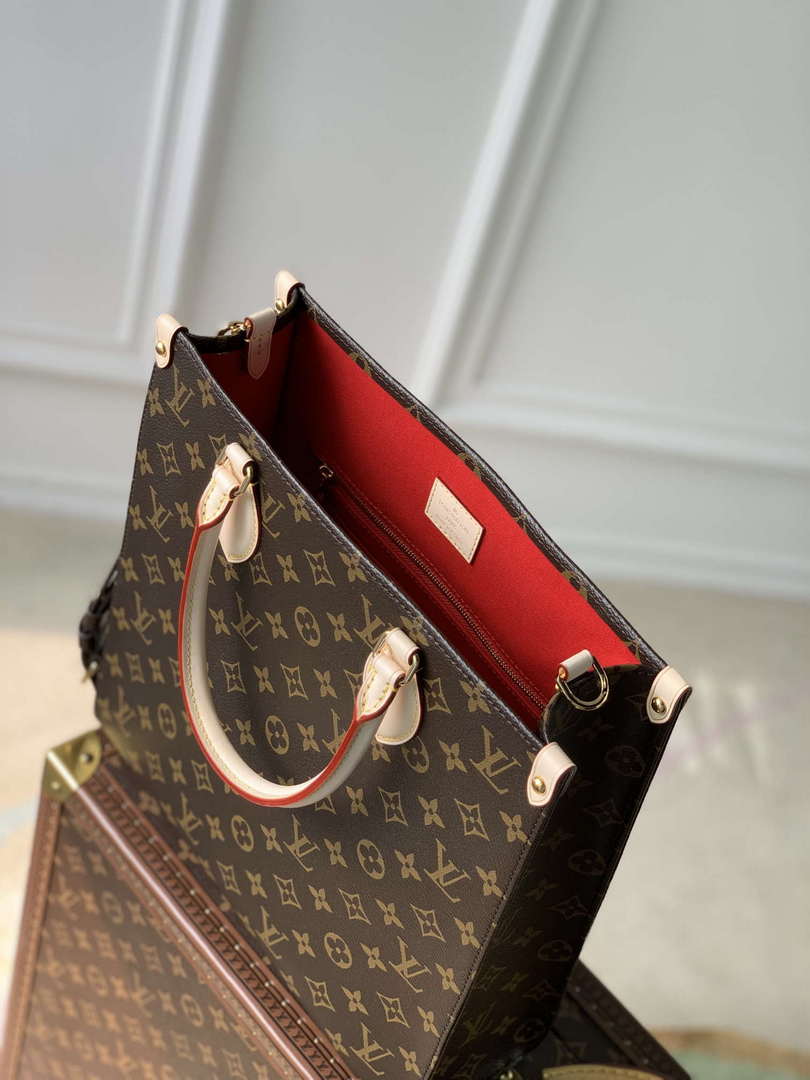 LV M46263 Louis Vuitton Sac plat PM Tote Bag Monogram