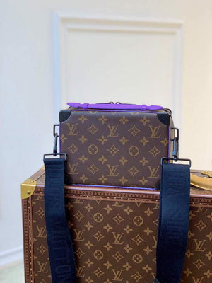 LV M46264 Louis Vuitton Handle Soft Trunk Bag Purple - Default Title - View 2