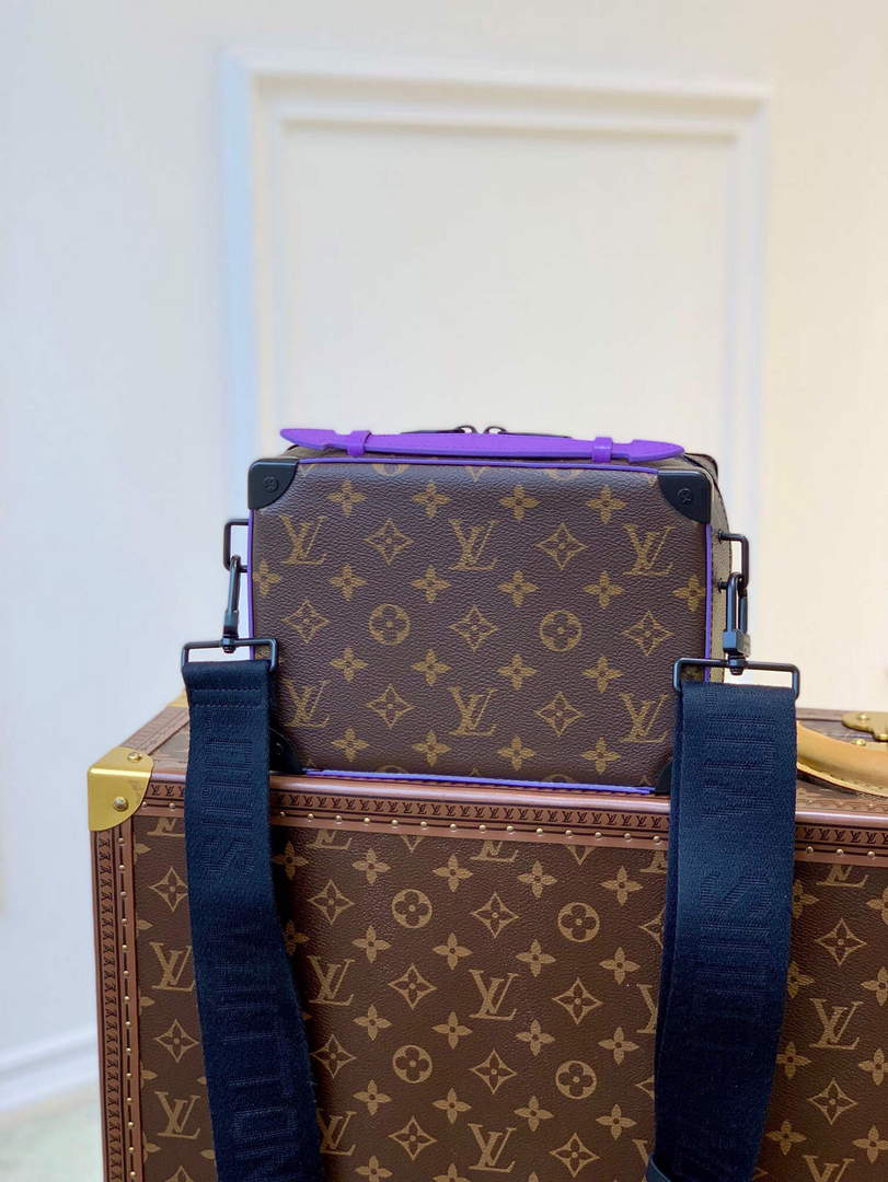 LV M46264 Louis Vuitton Handle Soft Trunk Bag Purple - Default Title - View 2