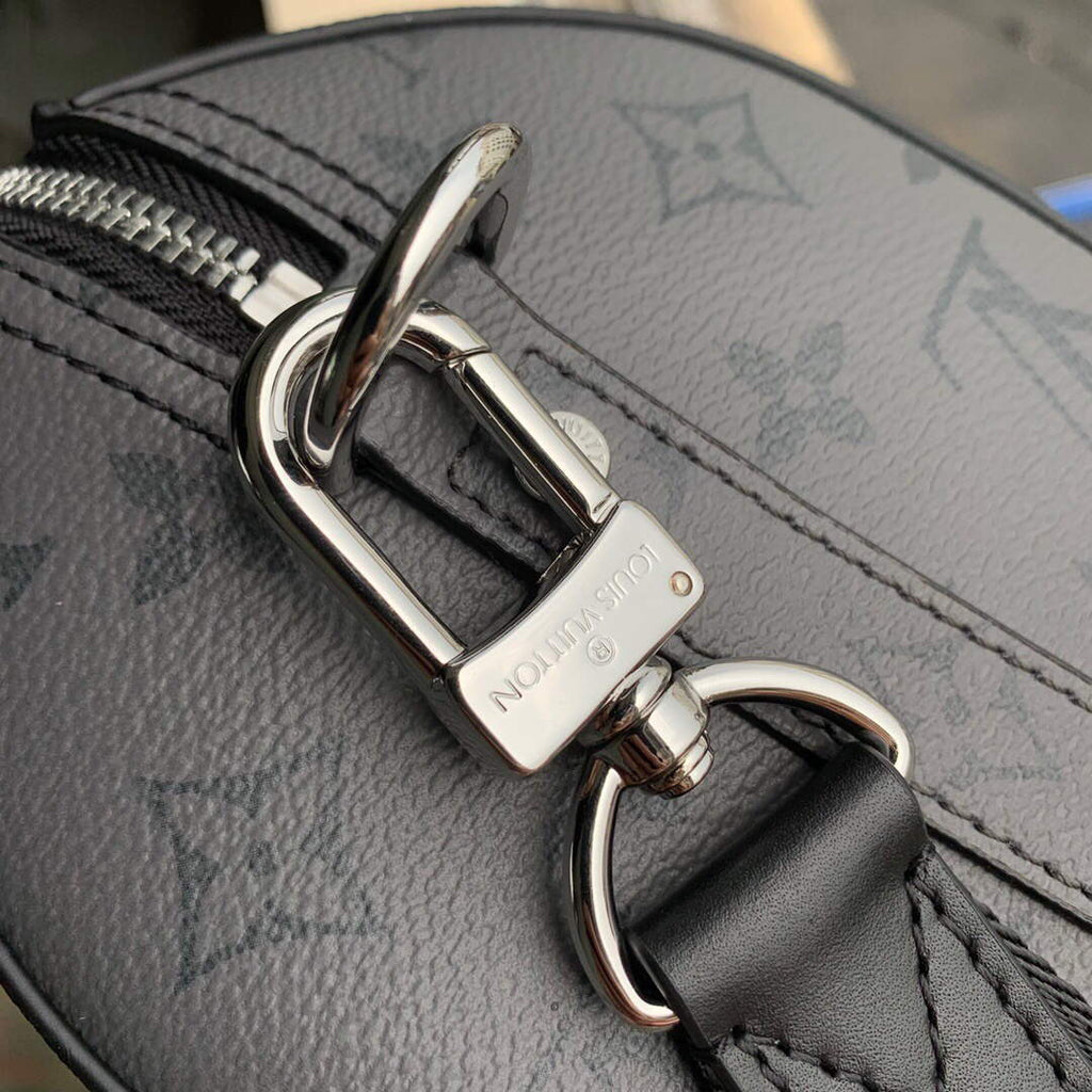 LV M46271 Louis Vuitton Keepall Bandouliere 25 Bag Black