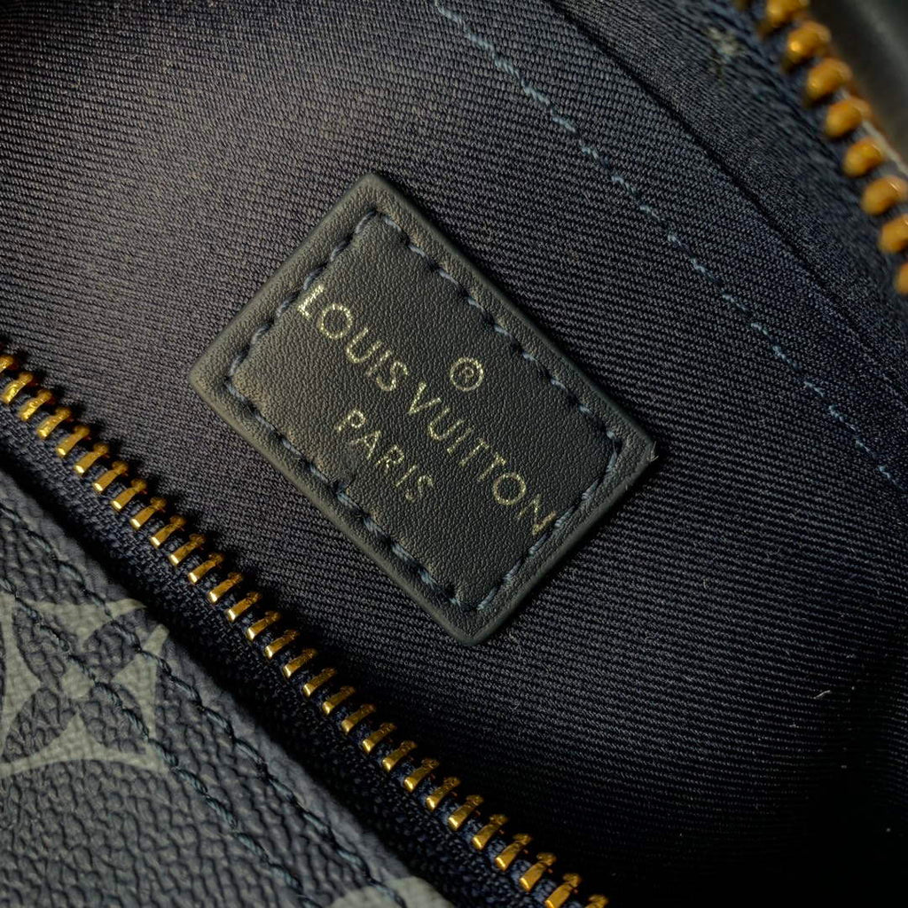 LV M46271 Louis Vuitton Keepall Bandouliere 25 Bag Blue