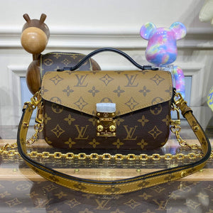 LV M46279 Louis Vuitton Pochette M¨¦tis East West Bag yellow flower - Default Title - View 1
