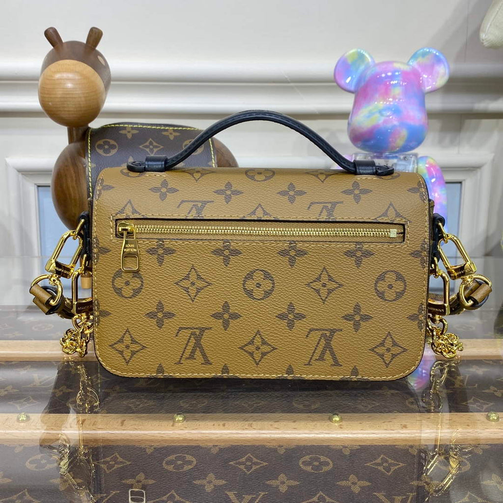 LV M46279 Louis Vuitton Pochette M¨¦tis East West Bag yellow flower