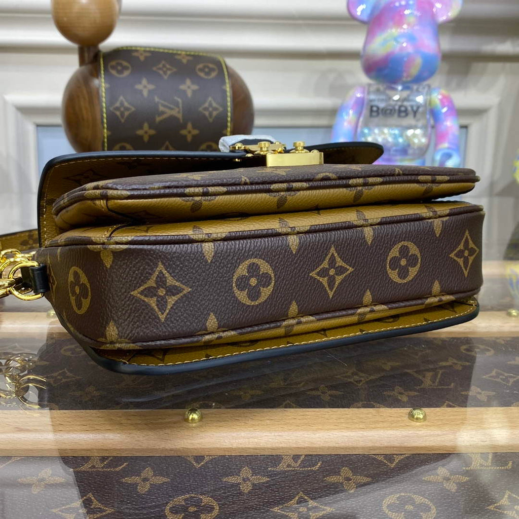 LV M46279 Louis Vuitton Pochette M¨¦tis East West Bag yellow flower