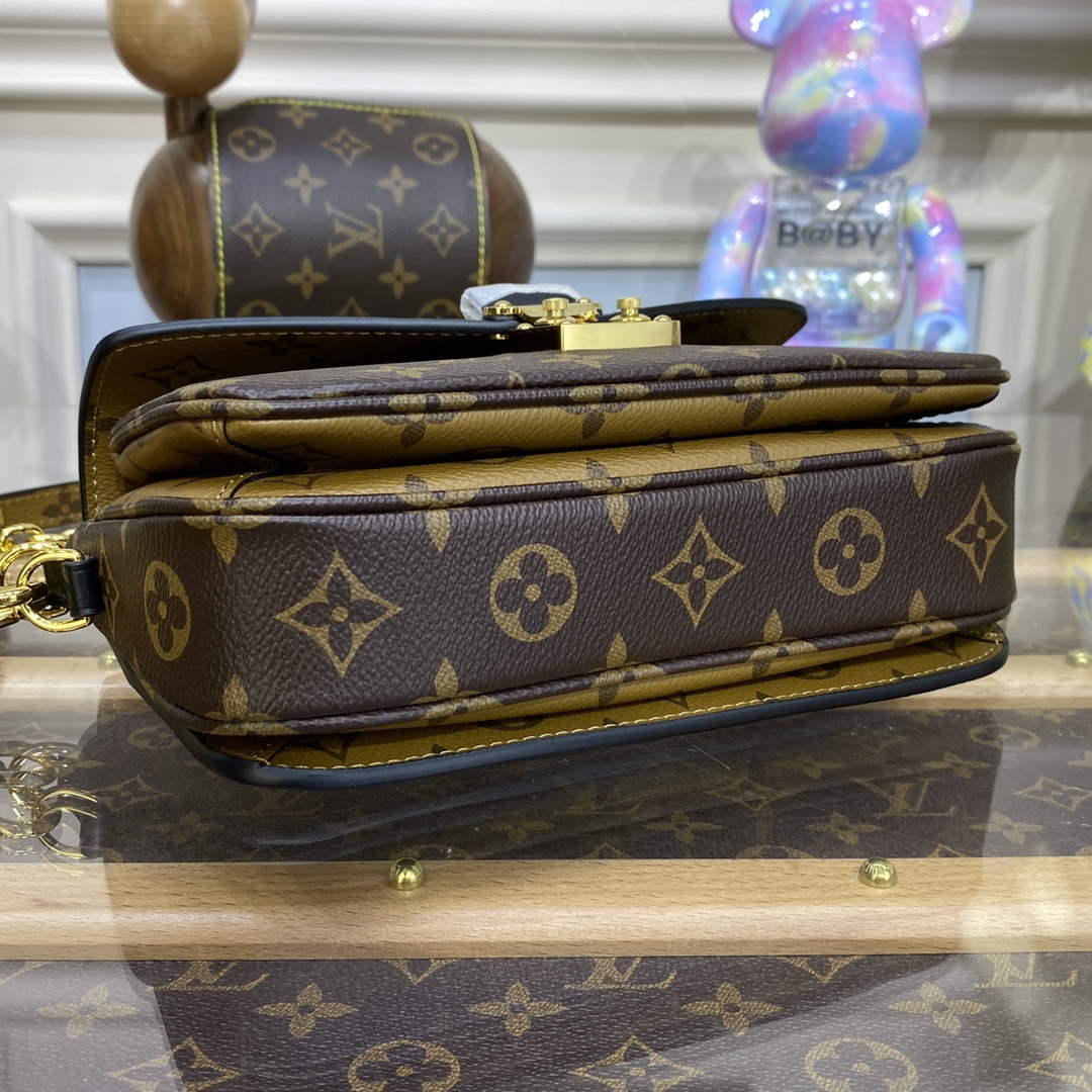 LV M46279 Louis Vuitton Pochette M¨¦tis East West Bag yellow flower - Default Title - View 4