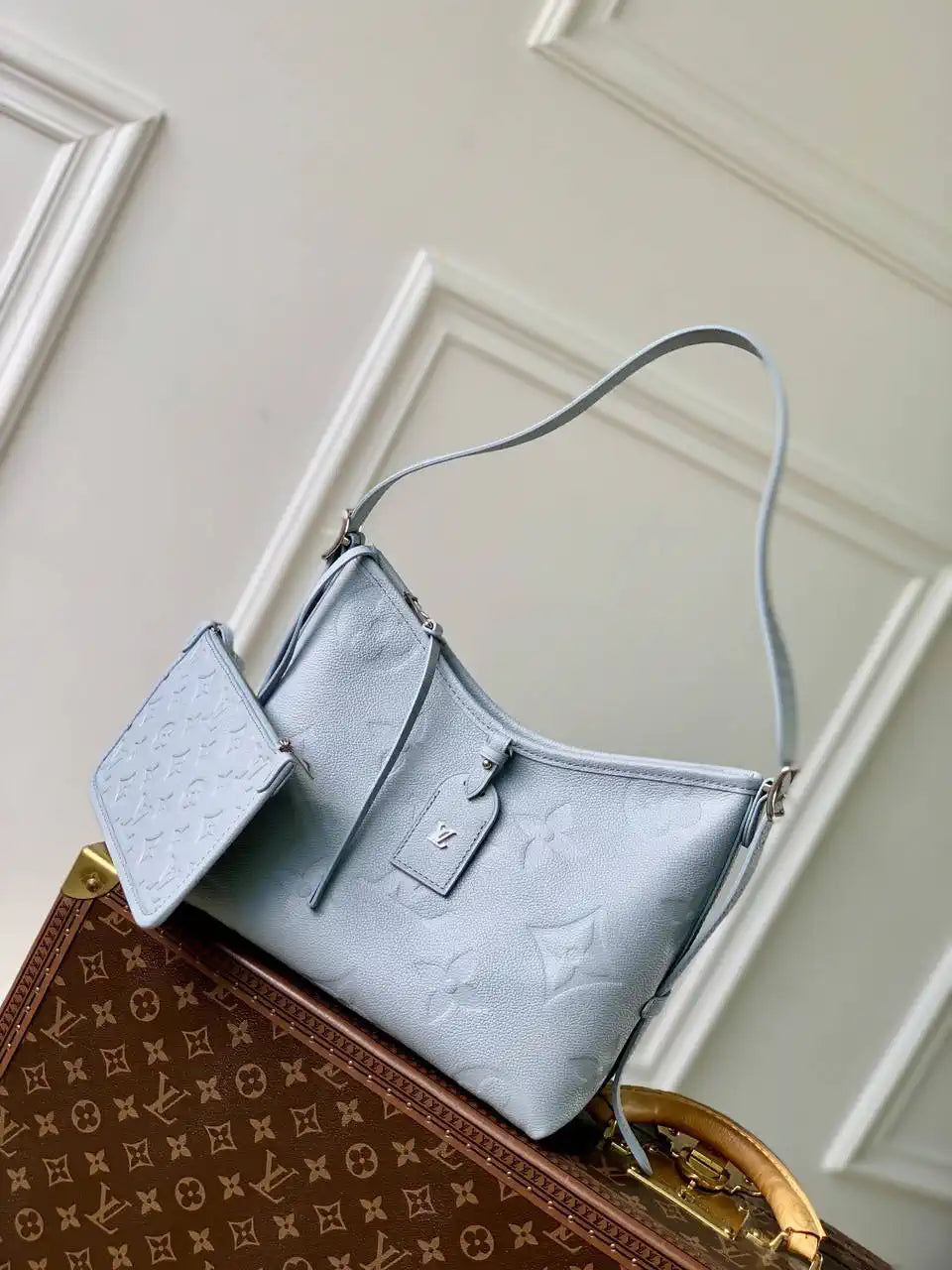 LV M46288 Louis Vuitton CarryAll PM City Bag Blue