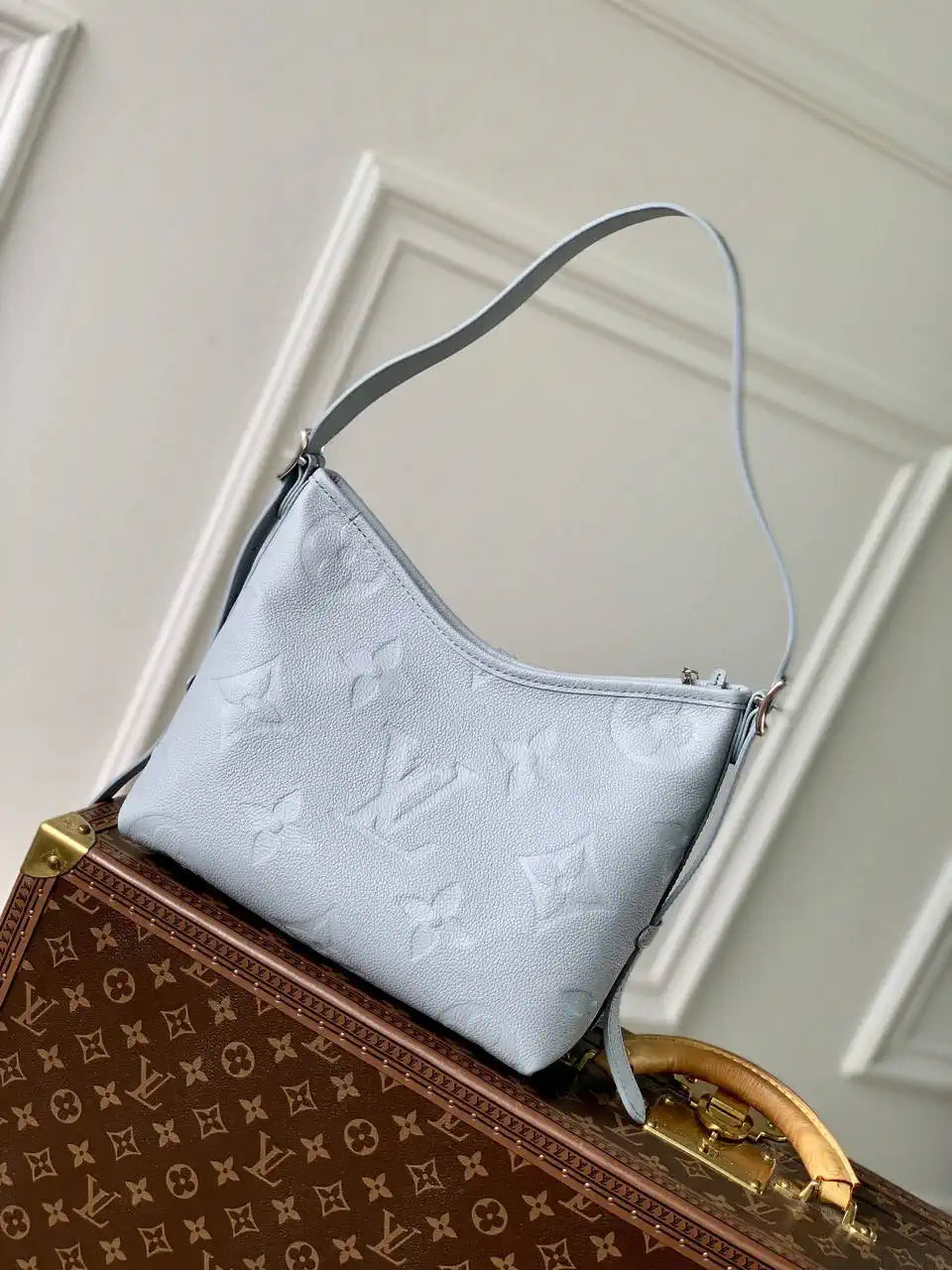 LV M46288 Louis Vuitton CarryAll PM City Bag Blue