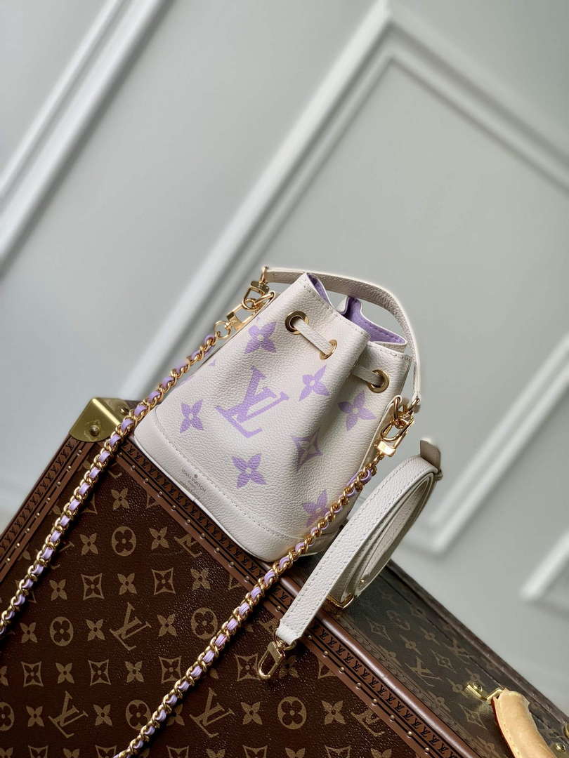 LV M82933 Louis Vuitton Nano No¨¦ Bag Purple