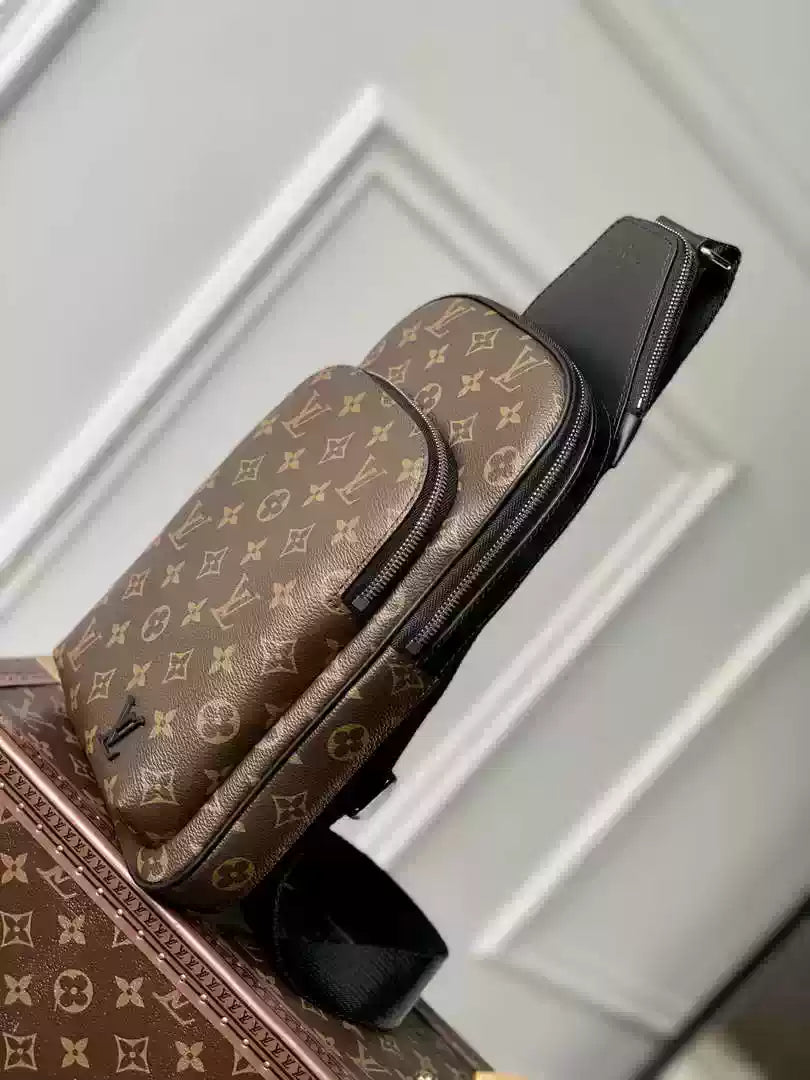 LV M46327 Louis Vuitton Avenue Slingbag Monogram Macassar