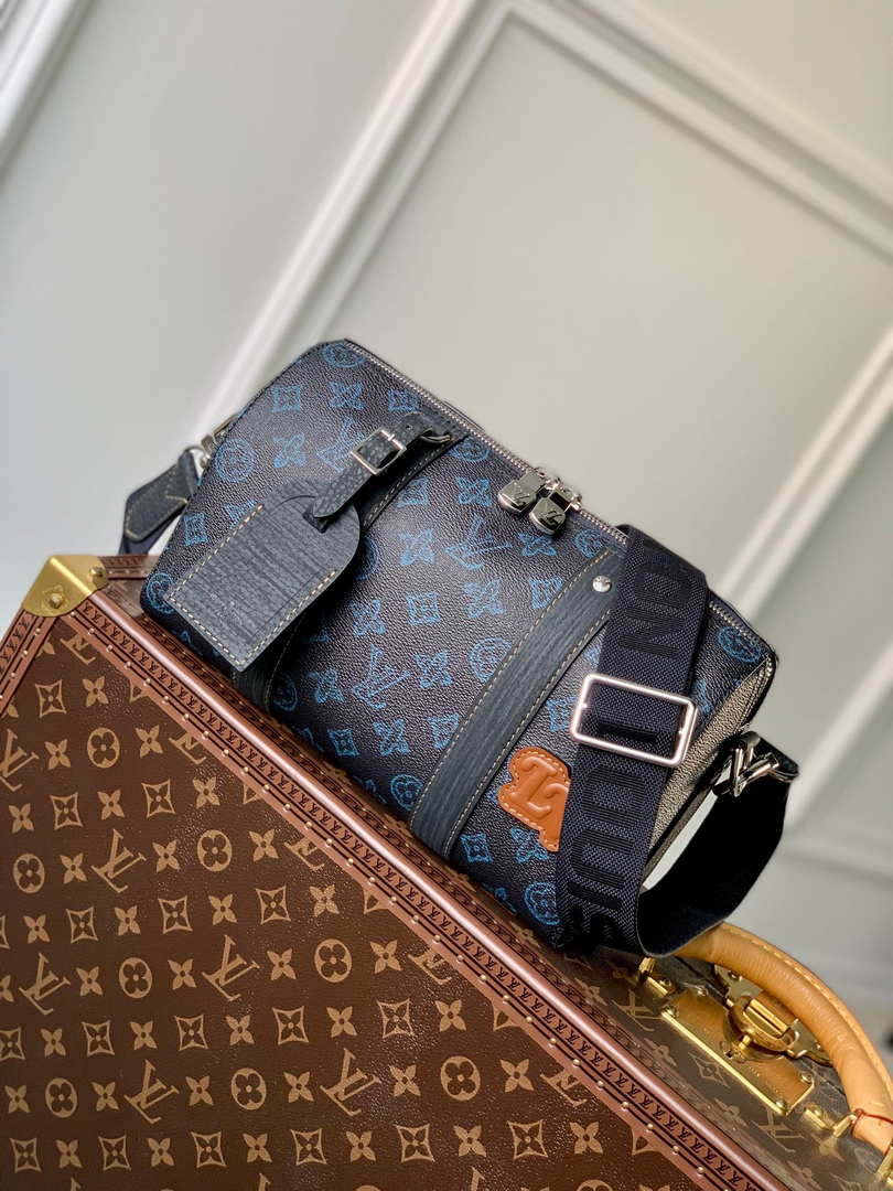 LV M46339 Louis Vuitton City Keepall Bag Blue - Default Title - View 1