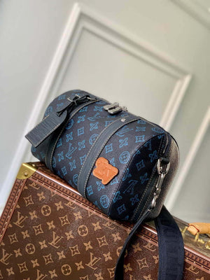 LV M46339 Louis Vuitton City Keepall Bag Blue - Default Title - View 3
