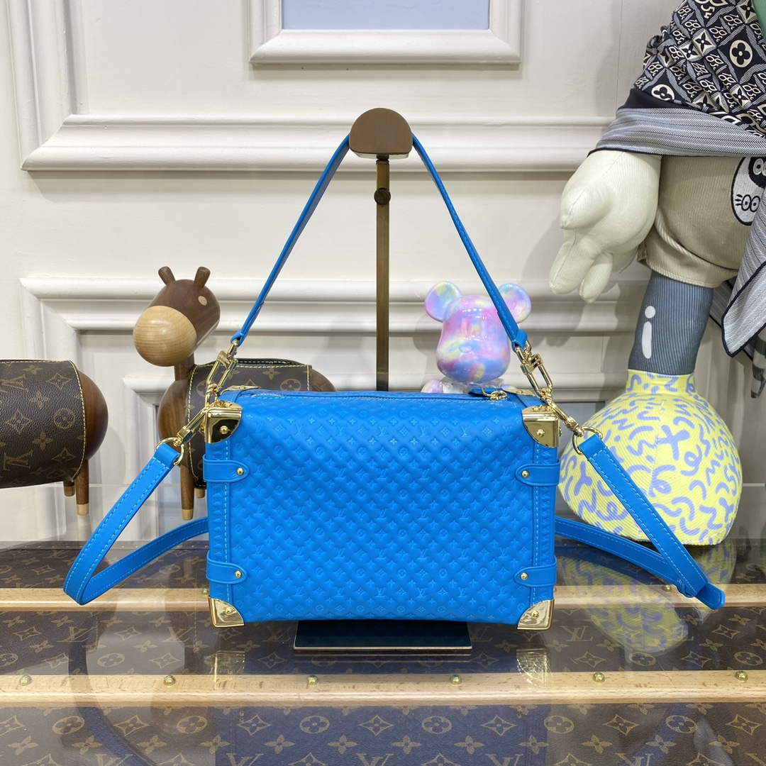 LV M46358 Louis Vuitton Side Trunk PM Bag Blue - Default Title - View 2