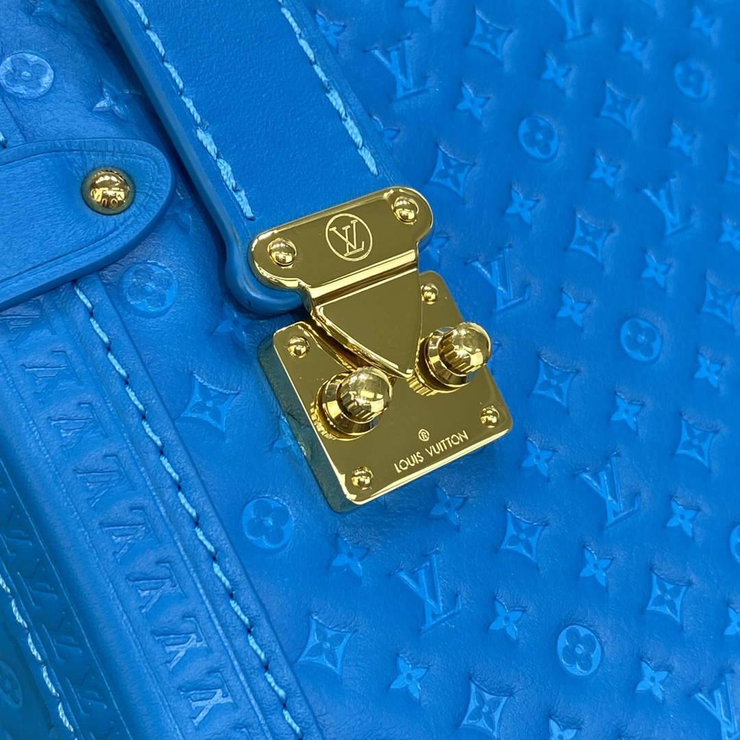 LV M46358 Louis Vuitton Side Trunk PM Bag Blue - Default Title - View 5