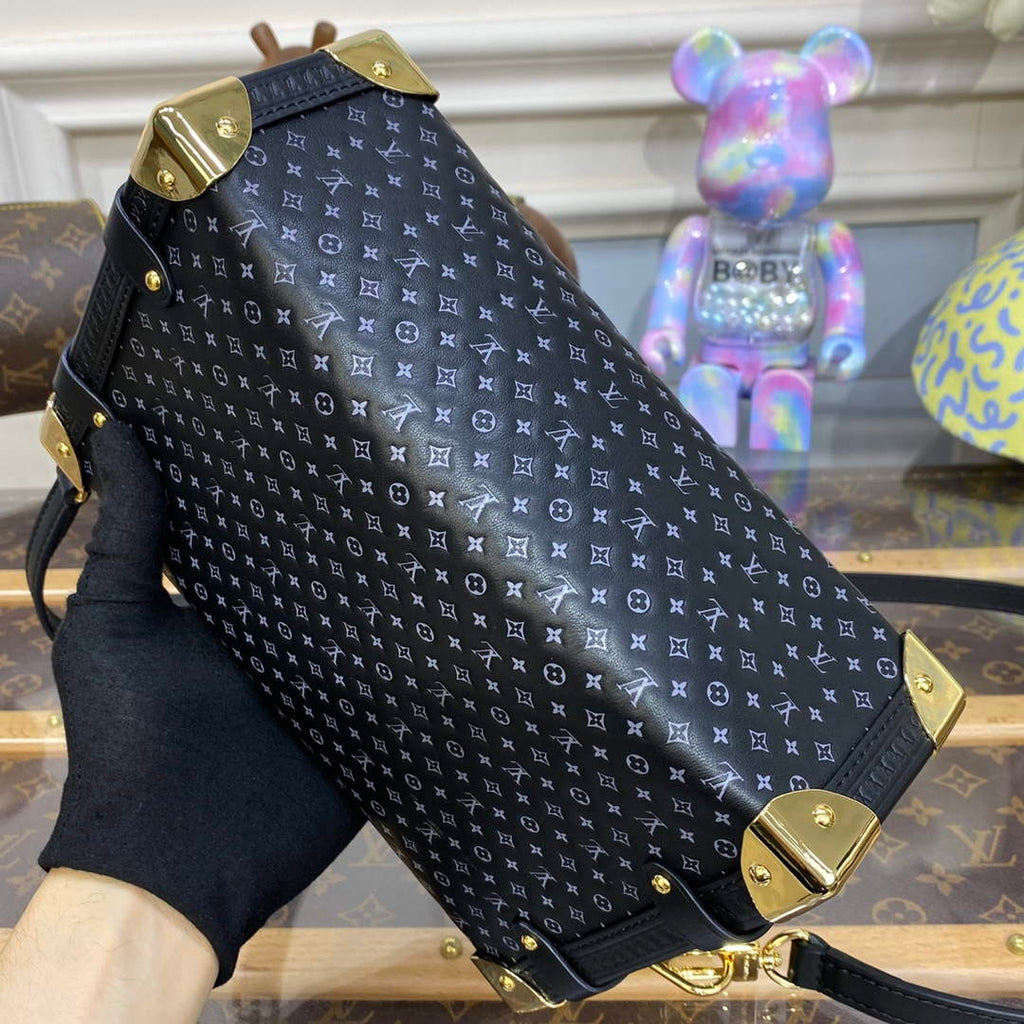 LV M46358 Louis Vuitton Side Trunk PM Bag M21709 Black