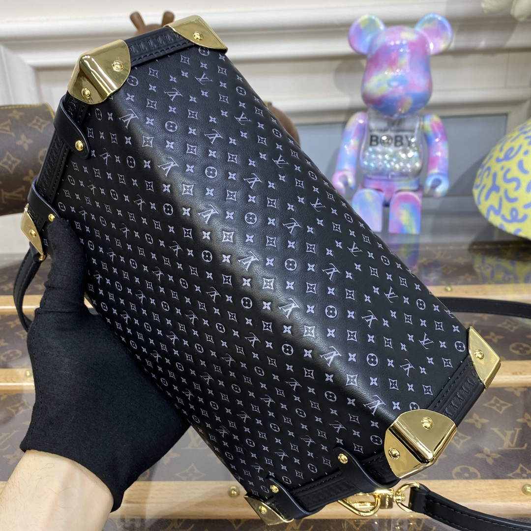 LV M46358 Louis Vuitton Side Trunk PM Bag M21709 Black - Default Title - View 4