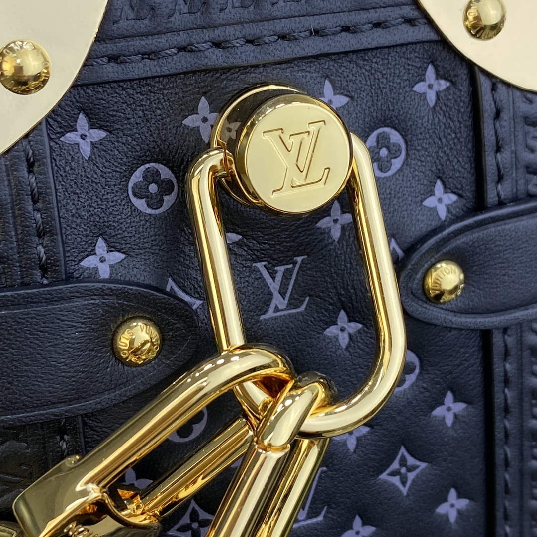 LV M46358 Louis Vuitton Side Trunk PM Bag M21709 Black