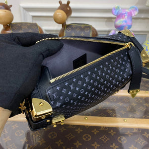 LV M46358 Louis Vuitton Side Trunk PM Bag M21709 Black - Default Title - View 9