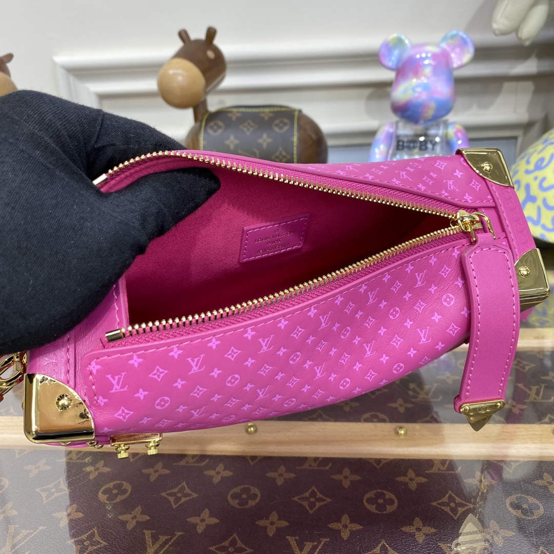LV M46358 Louis Vuitton Side Trunk PM Bag M21709 Rose - Default Title - View 9