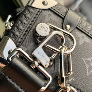 LV M46358 Louis Vuitton Side Trunk PM Handbag Black - Default Title - View 5