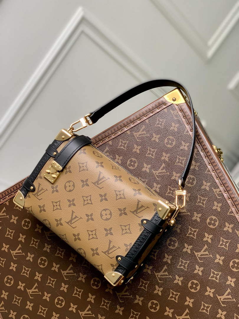 LV M46358 Louis Vuitton Side Trunk PM Handbag Yellow - Default Title - View 1